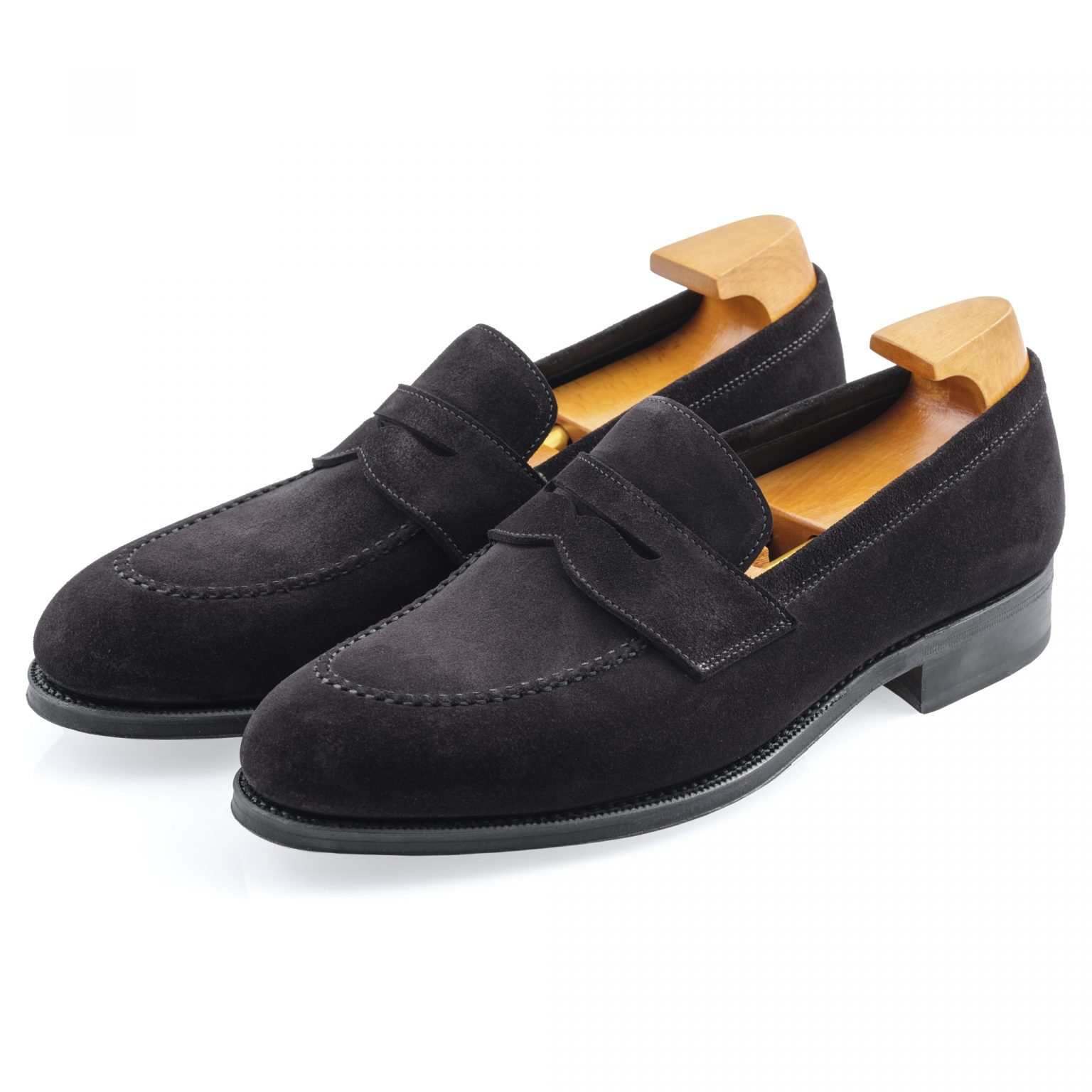 Black Suede Penny Loafer – www.koblur.com